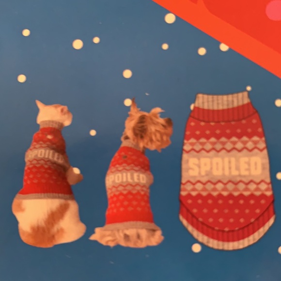 Adorable dog sweater “Spoiled” various sizes multiple colors - Picture 11 of 11